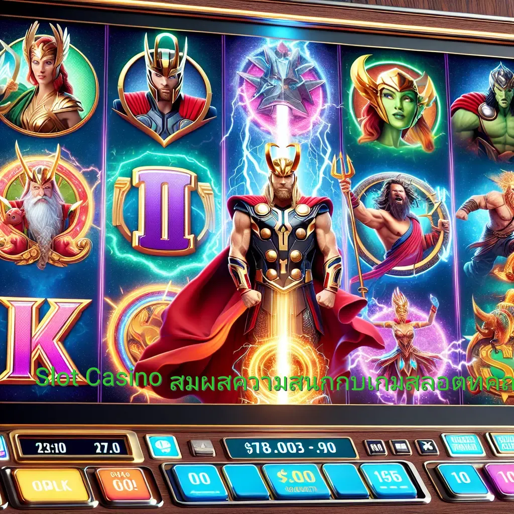 Slot Casino: สัมผัสความสนุกกับเกมสล็อตที่คุณชื่นชอบ