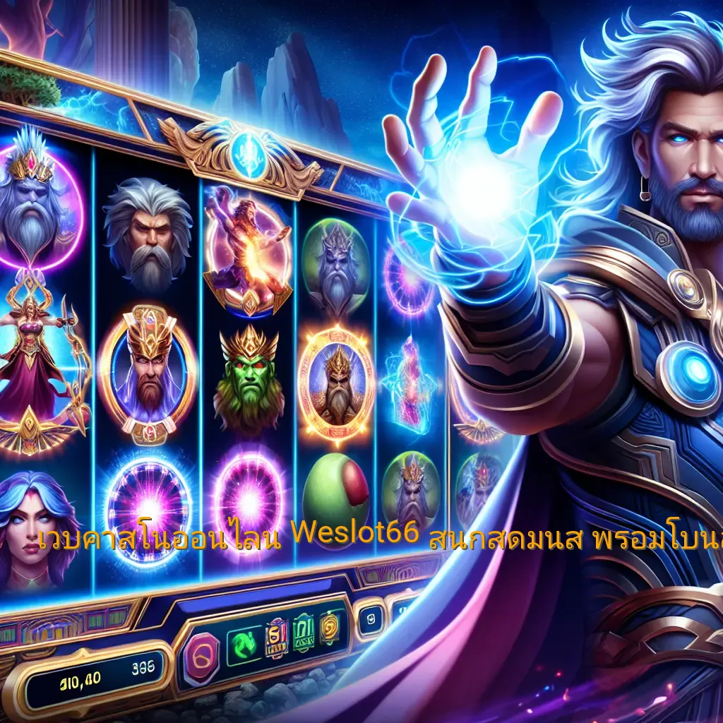 เว็บคาสิโนออนไลน์ Weslot66 สนุกสุดมันส์ พร้อมโบนัสน่าสนใจ